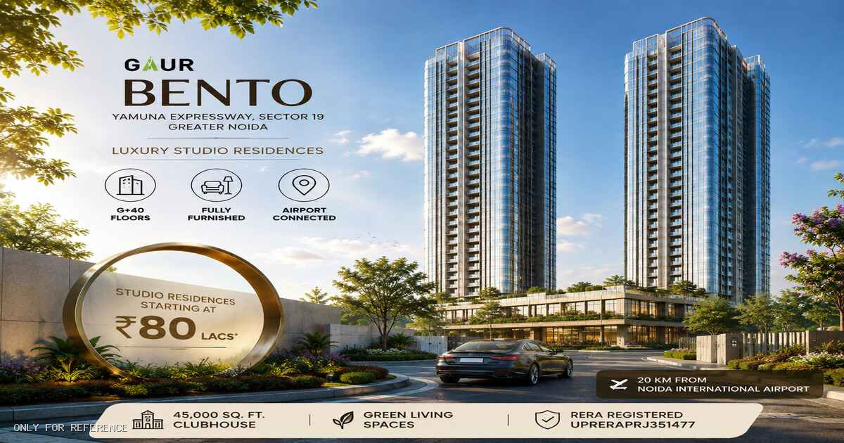 Gaur Bento: Modern Studio Living Options