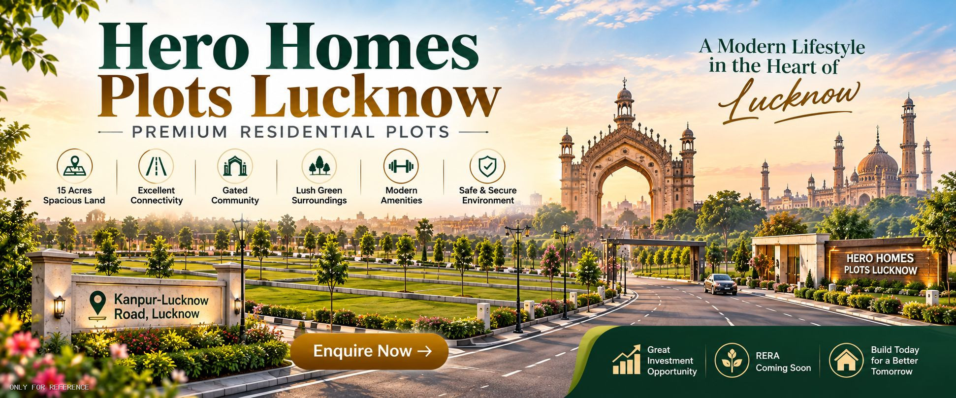 Hero Homes Plots Lucknow – Upcoming 15-Acre Plotted Property