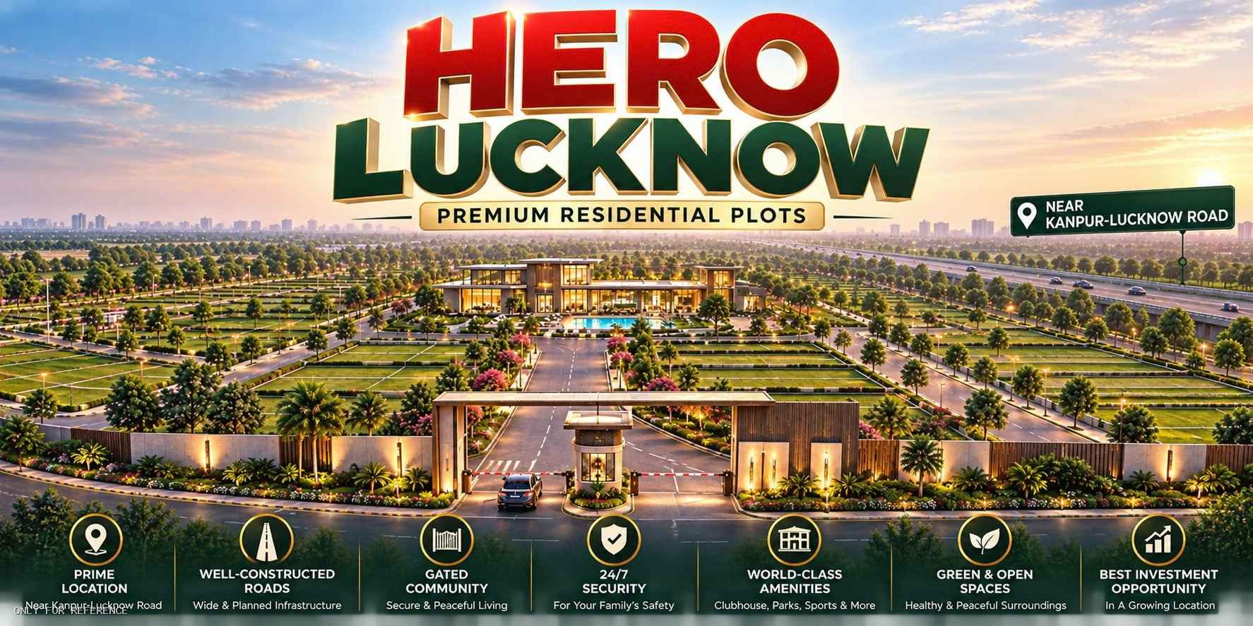 Hero Lucknow | Residential Plots on Kanpur–Lucknow Road