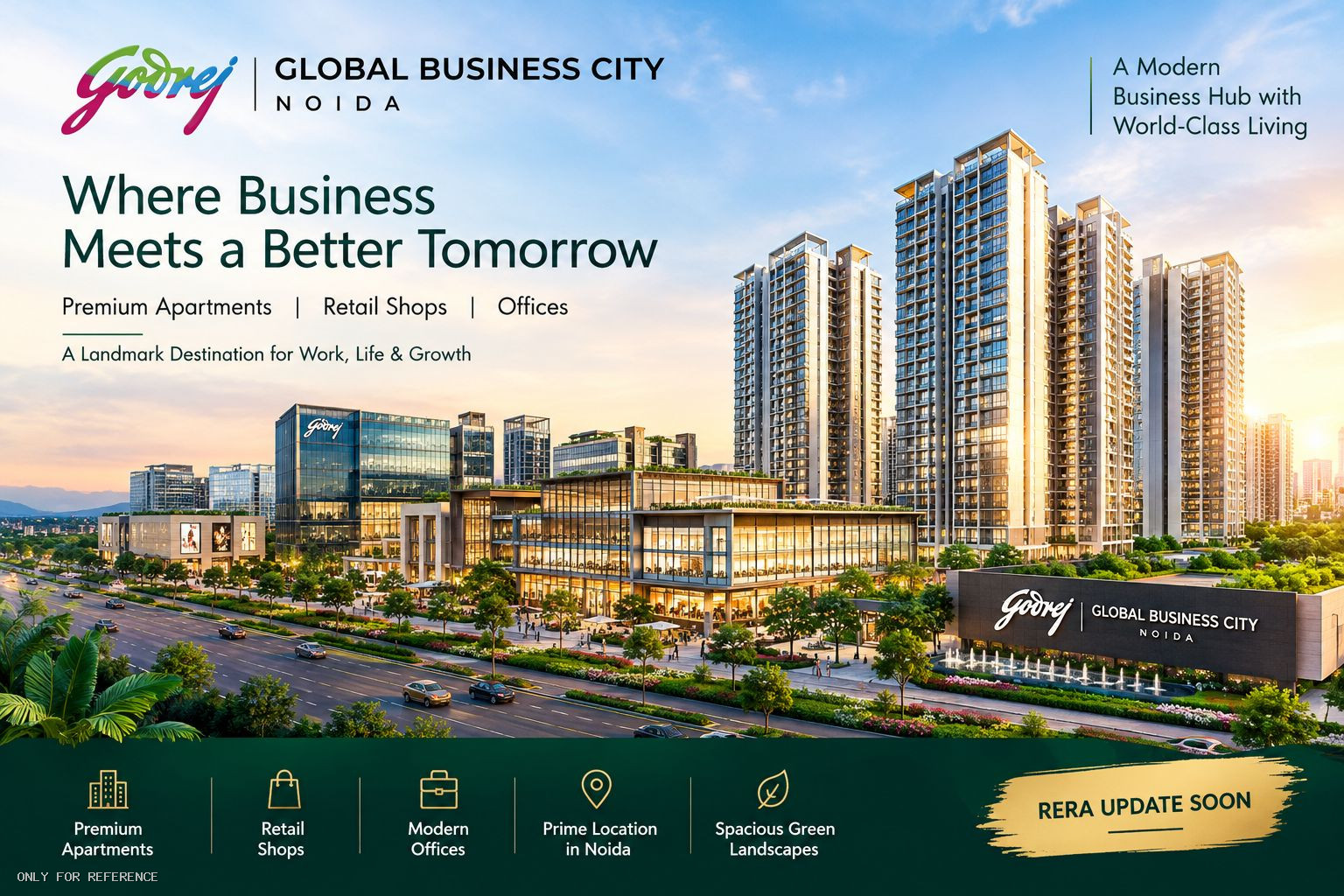 Godrej Global Business City Noida | Modern Commercial & Homes